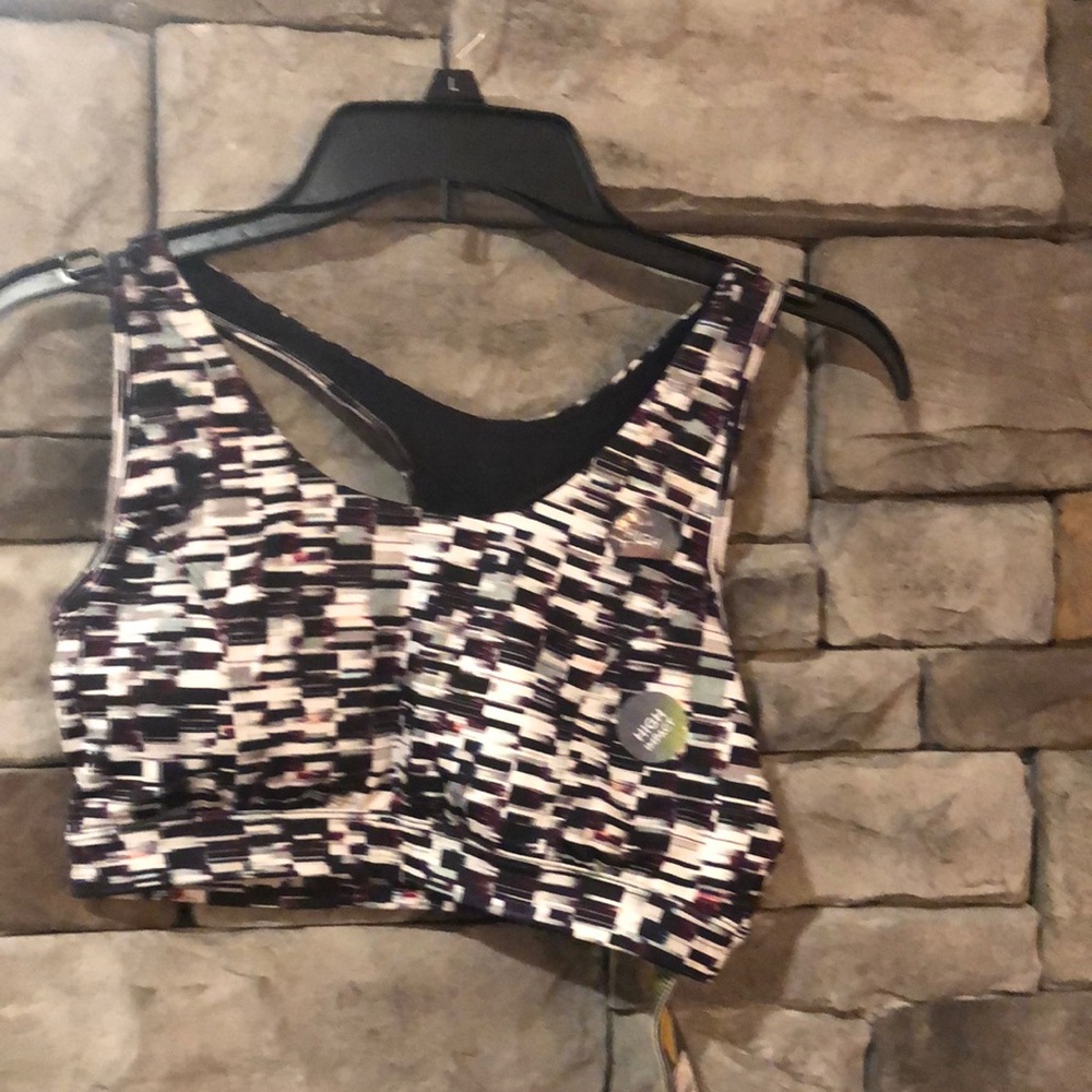 Sport bra high impact size large new